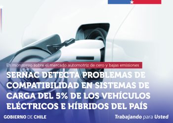 SERNAC detecta problemas de compatibilidad en sistemas de carga del 5% de los vehículos eléctricos e híbridos del país