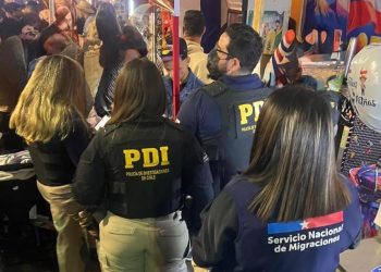 Fiscalización migratoria en fondas concluyó con 23 extranjeros infraccionados