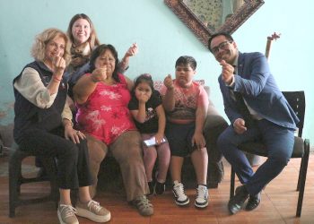 Delegada Presidencial visitó a familia que recibió el bono extraordinario de apoyo a la niñez