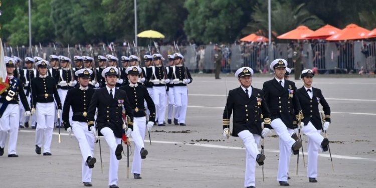 Armada de Chile en la Gran Parada Militar 2026