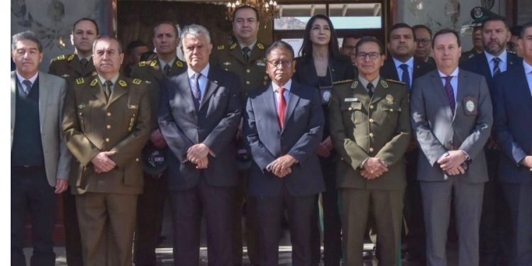Chile y Bolivia abren un nuevo capítulo de cooperación en seguridad con la realización de la primera Reunión de Altos Mandos Policiales y Unidades Especializadas