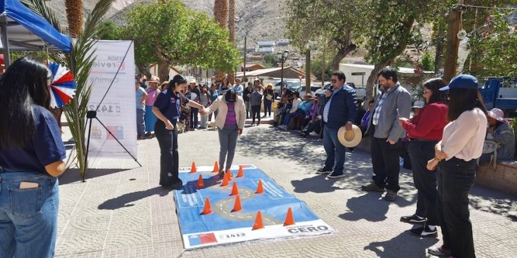 Camiña se suma a la campaña Prevenir o Lamentar con fonda preventiva