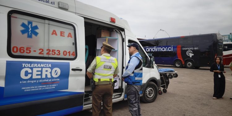 SENDA, Transportes y Carabineros refuerzan controles a buses por Fiestas Patrias
