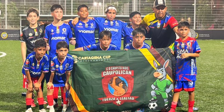 Ojo con los kids de Caupolicán: sus tres series están en octavos del Cartagena Cup
