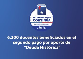 6 mil 300 docentes beneficiados en el segundo pago por aporte de “Deuda Histórica”