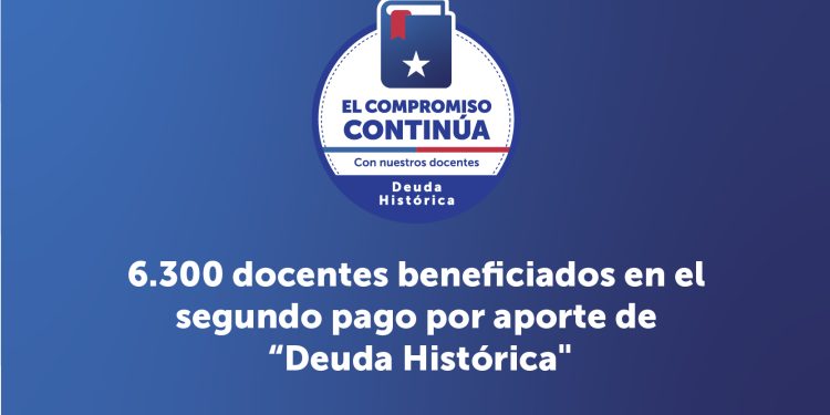 6 mil 300 docentes beneficiados en el segundo pago por aporte de “Deuda Histórica”