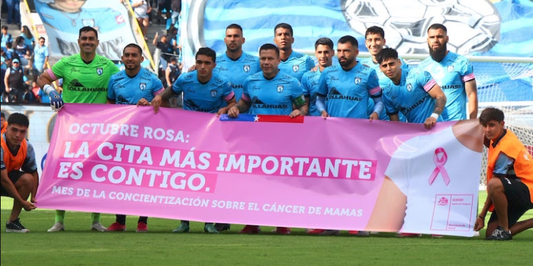 Club Deportes Iquique se suma a campaña Octubre Rosa impulsada por la SEREMI de Salud de Tarapacá