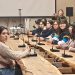Estudiantes del Liceo Bicentenario Domingo Santa María presentan su museo histórico en La Moneda