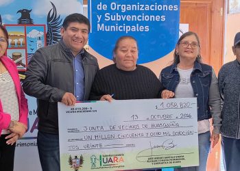 Entregan subvenciones a 22 organizaciones de Huara