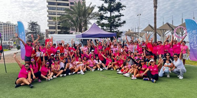 Amigas en Movimiento realizaron jornada deportiva en el Mes de la Prevención del Cáncer de Mama