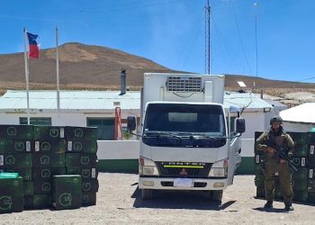Carabineros incautó 85 mil cajetillas de cigarrillos de contrabando