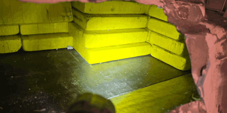 Con camión escáner de Aduanas descubren más de 86 kilos de cocaína ocultos en estructura de auto