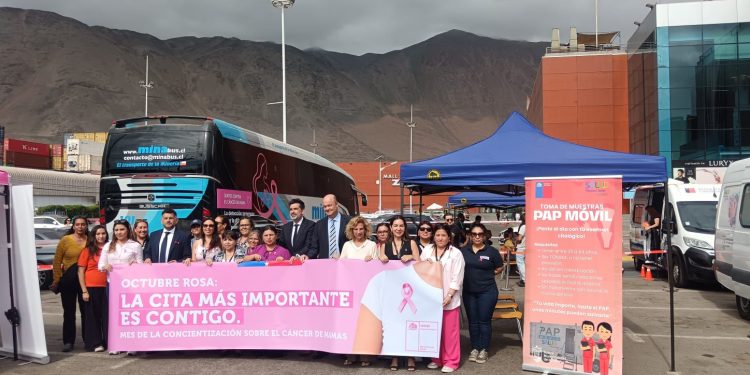 Gobierno en Terreno conmemora el Día Internacional de la Lucha contra el Cáncer de Mama y acerca servicios públicos a la comunidad