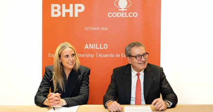 Codelco y la gigante BHP sellan acuerdo para explorar proyecto minero en Antofagasta