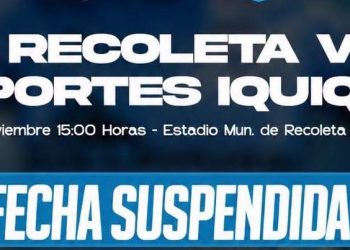 Partido Deportes Iquique v/s Recoleta suspendido